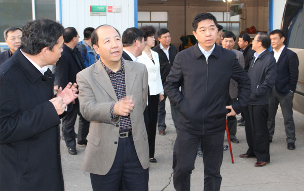 省科技部帶領來我公司觀察指點任務